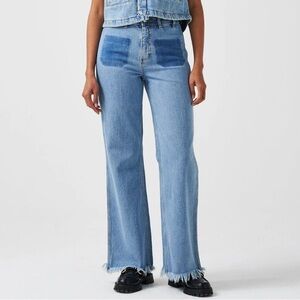 Seventy + Mochi Patched Pocket Mabel Jean in Rodeo Vintage Size 29